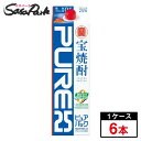 宝 甲類25° 焼酎 ピュアパック ケース 1.8LX6 甲類焼酎 焼酎 宝酒造 タカラ 宝焼酎