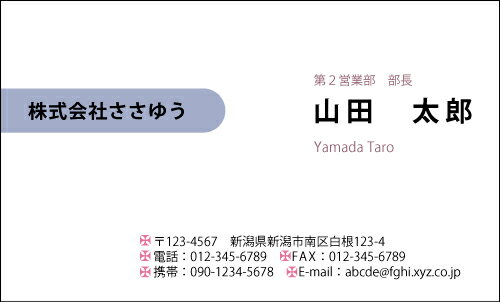 【デザイン名刺印刷】ベーシック名刺［B_138_k］《カラー名刺片面100枚入ケース付》テンプレートを選んで簡単名刺作成シンプルなデザインでビジネスからプライベートまで幅広く使えるスタンダードな名刺です