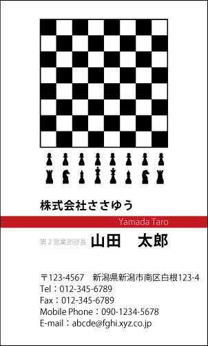 【デザイン名刺印刷】趣味・職業名刺［H_902_k］《カラー名刺片面100枚入ケース付》テンプレートを選ん..