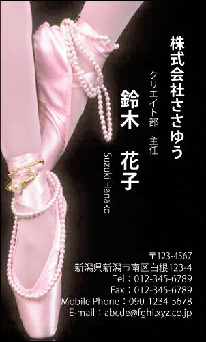 【デザイン名刺印刷】趣味・職業名刺［H_920_s］《カラー名刺片面100枚入ケース付》テンプレートを選ん..
