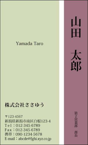 【デザイン名刺印刷】スタイリッシュ名刺［S_023_k］《カラー名刺片面100枚入ケース付》テンプレートを選んで簡単名刺作成スマートなデザインでセンスの良さをアピール！オシャレ&クールなデザイン名刺です