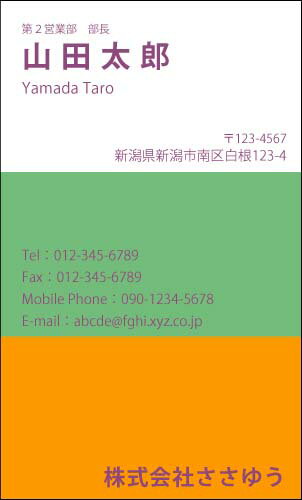 【デザイン名刺印刷】スタイリッシュ名刺［S_024_k］《カラー名刺片面100枚入ケース付》テンプレートを選んで簡単名刺作成スマートなデザインでセンスの良さをアピール！オシャレ&クールなデザイン名刺です
