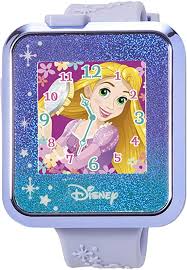 新品 訳あり ディズニー&ディズニー/ピクサーキャラクター マジカルスマートウォッチ パープル 外箱に若干の痛みあり