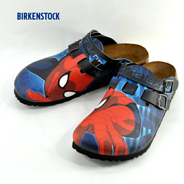 10% OFF SALEビルケンシュトック BIRKENSTOCKKay ビルキー ナローフィット スパイダーマン MARVEL マーベル (ブルー) 936637 コンフォートシューズ メンズ シューズ 靴 セール品