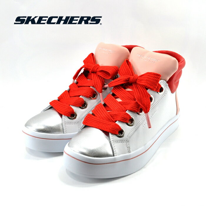 スケッチャーズ SKECHERSHI-LITES-BLOCK POPPERS ハイライツ ブロック ポッパーズ ハイカット 通学・通勤 ホワイト・白・シロ(WHITE) 946 スニーカー レディース シューズ 靴