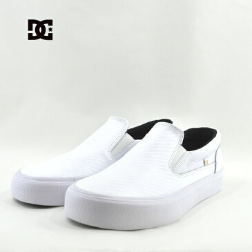 20% OFF SALEディーシー DCWs TRASE SLIP-ON LE ウィメンズ トレイス スリップオン LE スリップオン カジュアルスニーカー ボーダー スケーター スケートボート 通学・通勤 ホワイト/ゴールド 白・シロ(WHITE/GOLD) ADJS300174 スリッポン レディース セール品