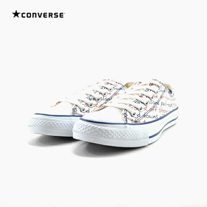 С CONVERSE ALL STAR SURFWORDS OX 륹 ե å å  餯 ʸ ̳ء̶ ۥ磻ȡ򡦥 (WHITE) 3216795 ˡ ǥ 塼  