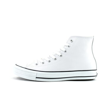 コンバース CONVERSELEA ALL STAR HI LEA オールスター HI LEATHER レザー ハイカット 通学・通勤 32044990 ホワイト・白・シロ(WHITE(25cm〜)) 1B90 スニーカー メンズ ユニセックス シューズ 靴