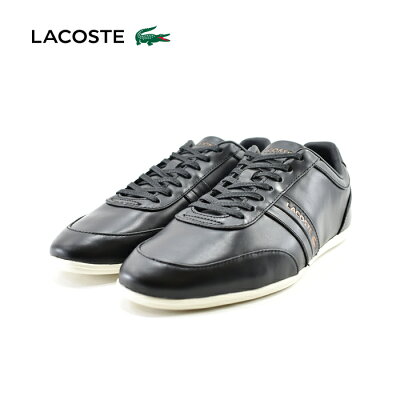 ラコステ LACOSTE STORDA 318 2 ローカット レザー 通学・通勤 ブラック/オフホワイト 黒・クロ (BLK/OFF WHITE) CM0061L スニーカー メンズ シューズ 靴