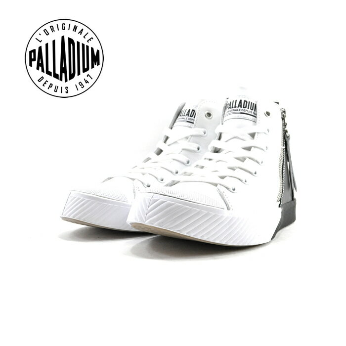 パラディウム 25%OFF SALE パラディウム PALLADIUM PALLAPHOENIX Z 2TONE パラフェニックス ジップ 2トーン ハイカット 通学・通勤 カジュアル ホワイト/ ブラック 黒・クロ (WHITE/BLACK(～24.5cm)) 75953 スニーカー レディース ユニセックス シューズ 靴