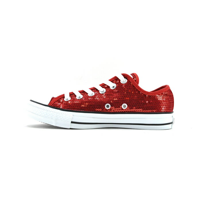 20% OFF SALEコンバース CONVERSEオールスター SPANGLE OX オックス ローカットスパンコール 通学・通勤 32863262 レッド(RED(〜24.5cm)) 1CL37 スニーカー レディース ユニセックス シューズ 靴 セール品