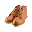 レッドウイング レッドウィング RED WING Classic Work / 6" Moc-toe クラシックワーク/6インチ モックトゥ モカ ワークブーツ ワイズD ブラウン 茶 (オロ) 875 ワークブーツ メンズ シューズ 靴