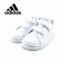 送料込み アディダス adidas ADVANCOURT I アドバンコート I EPG41 マジックテープ 面ファスナー ベルクロ キッズ 子供 運動会・通学・通園 フットウェアホワイト/グリーン/グレーTWO F17 (FTWWHT/GREEN/GRETWO) EF0301 ベビー靴 男の子 女の子 ベビー 赤ちゃん