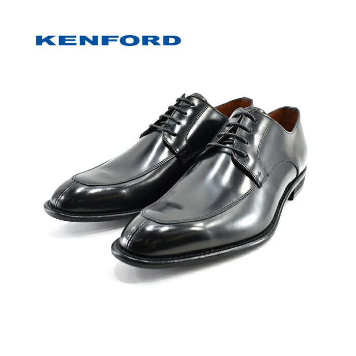 【取り寄せ可】ケンフォード KENFORD Uチップ モカ 外羽根 撥水 3E EEE ポインテッドトゥ ビジネス・フォーマル・紳士・就活 ブラック 黒 クロ (BLACK) KB47AJ ビジネスシューズ メンズ シューズ 靴