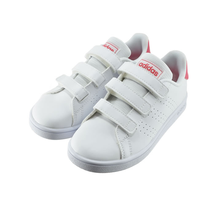 7%OFF SALEアディダス adidas ADVANCOURT C アドバンコート C EPG26 フットウェアホワイト/リアルピンク S18/フットウェア...