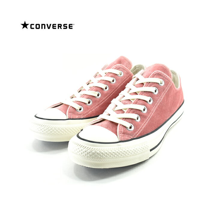 コンバース CONVERSELL STAR 100 VELVET OX オールスター 100 ベルベット OX オックス ローカット ベロア ビロード 31300421 91(ピンク(〜24.5cm)) 1SC166 スニーカー レディース ユニセックス シューズ 靴