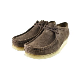 クラークス Clarks Wallabee ワラビー チャッカ デザート ショートブーツ スクエアトゥ クレープソール 26103925 ダークブラウンスエード 12 (Dark Brown Suede) 979ETR3 ブーツ メンズ シューズ 靴