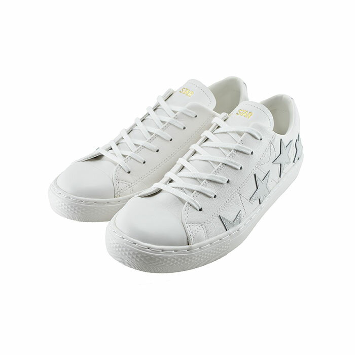 コンバース CONVERSEALL STAR COUPE MANYSTARS OX オールスター クップ メニースターズ OX オックス ローカット レザー 白 シロ 42(ホワイト) 31302200 スニーカー メンズ シューズ 靴
