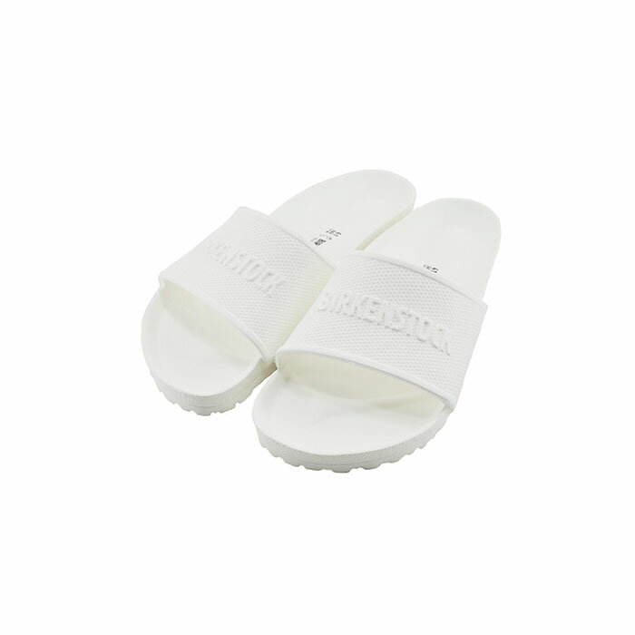 【送料込み】 ビルケンシュトック BIRKENSTOCK Barbados EVA バルバドス EVA レギュラーフィット スライド ビーチサンダル ビーサン プール アウトドア キャンプ ホワイト 白 シロ 75 (White(～24.5cm)) 1015399 サンダル レディース ユニセックス シューズ 靴