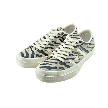 コンバース CONVERSESTAR&BARS ZEBRASUEDE OX スター＆バーズ ゼブラスエード OX オックス ローカット アニマル柄 ワンスター ONE STAR 35200170 72(ゼブラ(25cm〜)) 1CL755 スニーカー メンズ ユニセックス シューズ 靴