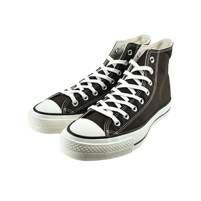 コンバース CONVERSECANVAS ALL STAR J HI キャンバス オールスター J HI ハイカット 日本製 ジャパン ダークブラウン 茶 82(DARK BROWN(25cm〜)) 31302680 スニーカー メンズ ユニセックス シューズ 靴