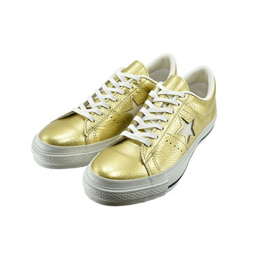 コンバース CONVERSEONE STAR J METALLIC ワンスター J メタリック OX オックス ローカット メタル 日本製 ジャパン ゴールド 92(GOLD) 35200151 スニーカー メンズ シューズ 靴