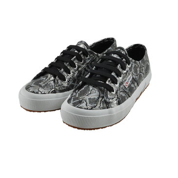 スペルガ SUPERGA2750 FANCOTMETMATW 蛇 ヘビ へび スネーク パイソン メタリック ローカット カジュアル 通学・通勤 ガンメタル スネーク グレー 72(GUN METAL SNAKE) S00G650 スニーカー レディース シューズ 靴