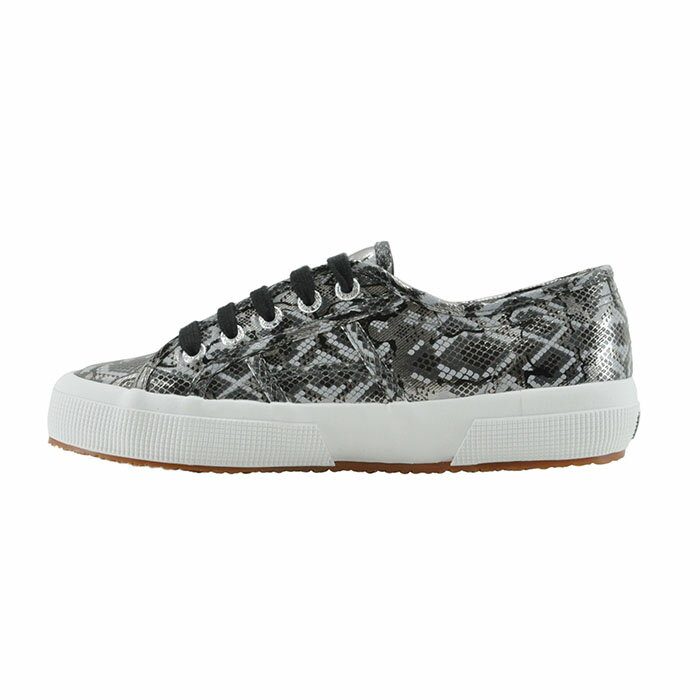 スペルガ SUPERGA2750 FANCOTMETMATW 蛇 ヘビ へび スネーク パイソン メタリック ローカット カジュアル 通学・通勤 ガンメタル スネーク グレー 72(GUN METAL SNAKE) S00G650 スニーカー レディース シューズ 靴