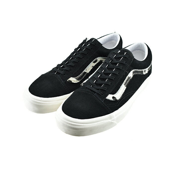 バンズ ヴァンズ VANS OLD SKOOL 36 DX オールドスクール 36 DX ハラコ アニマル柄 アナハイムファクトリー ボーダー スケーター スケートボート ブラック/カウ 牛 黒 クロ 23 (BLACK/COW(25cm～)) VN0A54F3 スニーカー メンズ ユニセックス シューズ 靴