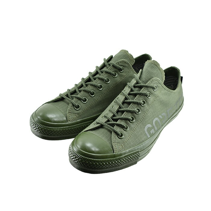 コンバース CONVERSEALL STAR 100 GORE-TEX SIDELOGO MN OX オールスター 100 ゴアテックス サイドロゴ MN OX オックス ローカット カーキ 33(オリーブ(25cm〜)) 31303620 スニーカー メンズ ユニセックス シューズ 靴