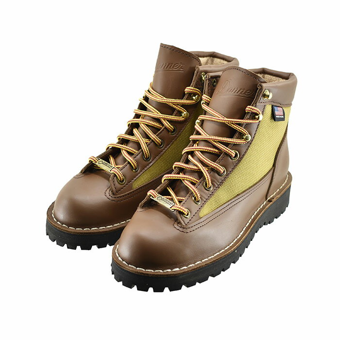 ダナー Danner W'S DANNER LIGHT GORE-TEX ウィメンズ ダナーライト ゴアテックス 防水 アウトドア トレッキング ハイキング ブラウン 43 (カーキ) 30464 ワークブーツ レディース シューズ 靴