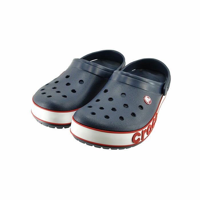 クロックス crocsCrocband Bold Logo Clog クロックバンド ボールド ロゴ クロッグ カジュアル アウトドア レジャー ビーチ ネイビー 83(NAVY(〜24.5cm)) 206021 サンダル レディース ユニセックス シューズ 靴