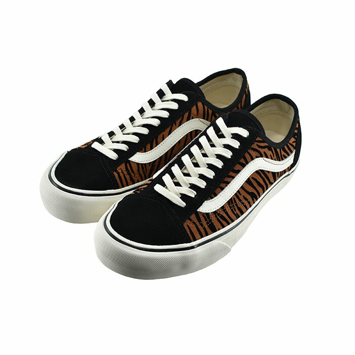 ヴァンズ VANS STYLE 36 DECON SF スタイル 36 デコン SF サーフ トラ タイガー 虎 ボーダー スケーター ボート （アニマルストライプ）ブラック/マシュマロ 83 ((ANIMAL)BLK/MAR(25cm～)) VN0A5HYR スニーカー メンズ ユニセックス シューズ 靴