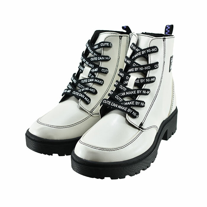 ムーンスターMOONSTARni-mo ニーモ スノーブーツ ウィンターブーツ サイドジッパー ジップ ファスナー ヒール NMJ047 白 シロ 93(ホワイト) J047 ブーツ キッズ ジュニア 子供 女の子 シューズ 靴