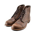 レッドウィング RED WING IRON RANGER アイアンレンジャー キャップドトゥ ラウンドトゥ ワイズD モダン ブラウン 03 (アンバー) 8111 ワークブーツ メンズ シューズ 靴(4)
