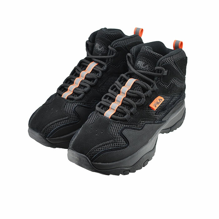 フィラ FILA RANGER BOOT レンジャー ブーツ ハイカット 厚底 ダッドスニーカー プラットフォーム 03 (ブラック/ブラック/ブラック) 1BM01277 スニーカー メンズ シューズ 靴