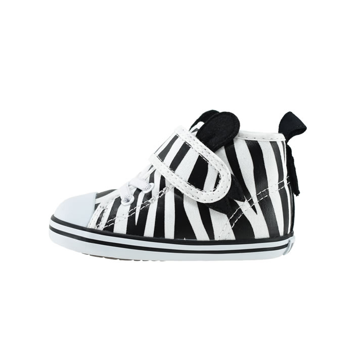 コンバース CONVERSEBABY ALL STAR N ANIMALS V-1 ベビー オールスター N アニマルズ V-1 キッズ ファーストシューズ 37301751 シマウマ 14(ゼブラ) 7SC893 スニーカー 男の子 女の子 ベビー 赤ちゃん シューズ 靴