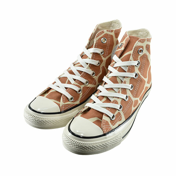 コンバース CONVERSE ALL STAR US GIRAFFESPOT HI オールスター US ジラフスポット HI ハイカット キリン アニマル柄 31306430 34 ブラウン 25cm～ 1SC941 スニーカー メンズ ユニセックス シ…