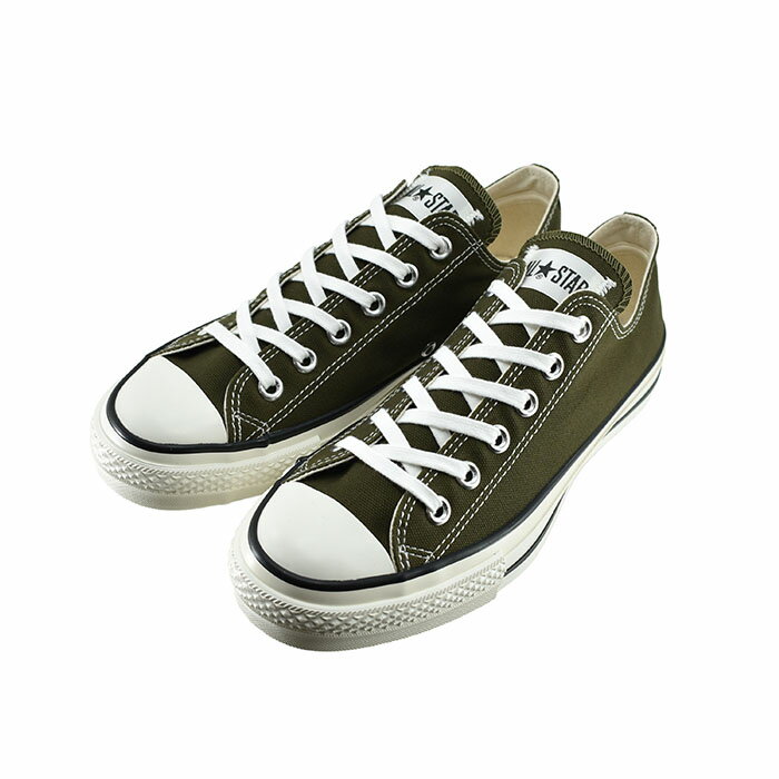 コンバース CONVERSECANVAS ALL STAR J OX キャンバス オールスター J OX オックス ローカット ジャパン 日本製 24(カーキ(〜24.5cm)) 31305900 スニーカー レディース ユニセックス シューズ 靴