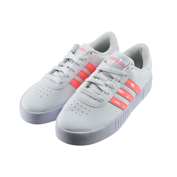  アディダス adidas COURT BOLD W コート ボールド W LSZ05 ローカット 厚底 プラットフォーム コートスタイル フットウェアホワイト/アシッドレッド 44 (FTWWHT/ACIRED/GRETWO) GY8582 スニーカー レディース シューズ 靴