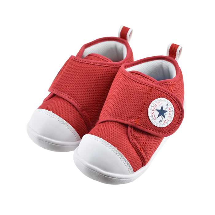 送料込み コンバース CONVERSE BABY ALL STAR LIGHT GF V-1 ベビー オールスター ライト GF V-1 キッズ メッシュ マジックテープ 面ファスナー ベルクロ 84 (レッド) 37301950 スニーカー 男の子 女の子 ベビー 赤ちゃん シューズ 靴