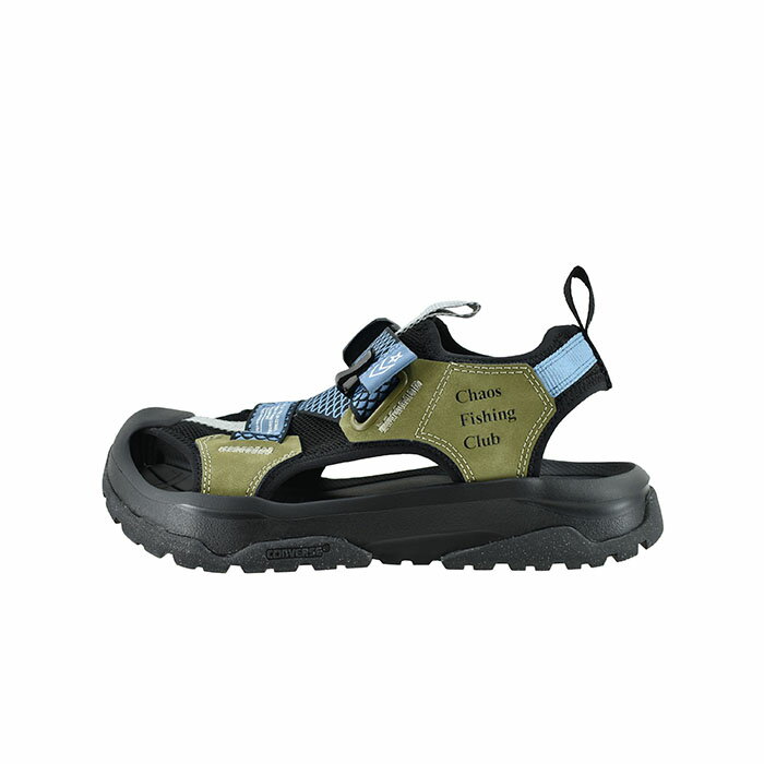 コンバース CONVERSECHEVRON&STAR シェブロン＆スター MSD CP/CFC スポーツサンダル スポサン アウトドア キャンプ ブラック/グリーン/ブルー 64(BLACK/GREEN/BLUE(25cm〜)) 34201110 サンダル メンズ ユニセックス シューズ 靴