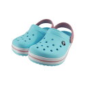 送料込み クロックス crocs Crocband Clog k クロックバンド クロッグ キッズ カジュアル アウトドア レジャー ビーチ アイスブルー/ホワイト 94 (Ice Blue/White) 207006 サンダル キッズ ジュニア 子供 男の子 女の子 シューズ 靴