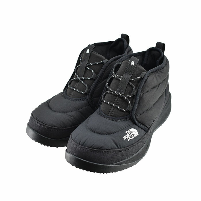 ノースフェイス THE NORTH FACE Nuptse Chukka ヌプシ チャッカ 撥水 はっ水 保温 あったか スノーブーツ ウィンターブーツ スニーカー 95 (TNFブラック×TNFブラック) NF02273 ブーツ スノーシューズ メンズ シューズ 靴