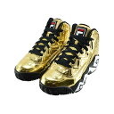 フィラ FILA MB Gold Rush マッシュバーン ゴールドラッシュ 114 ゴールド/ホワイト/ブラック ミッドカット ハイカット バスケットボールシューズ バッシュ (GOLD/WHITE/BLACK) UFW22045 スニーカー メンズ シューズ 靴