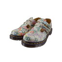 ドクターマーチン Dr.Martins MARY JANE ツイン ストラップ Tバー シューズ (フローラル) 30793292 ブーツ レディース PARCHMENT BEIGE パーチメント ベージュ 15 シューズ 靴(4)