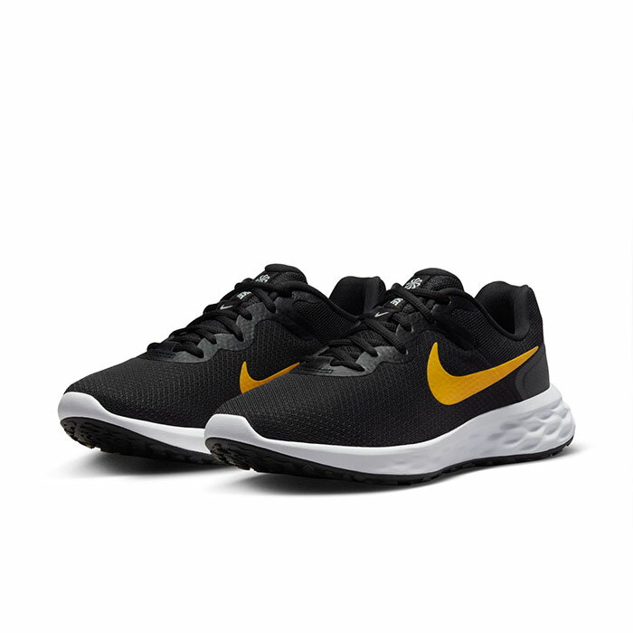 ナイキ 【送料込み】 ナイキ Nike REVOLUTION 6 NN レボリューション 6 NN (BLACK/UNIVERSITY GOLD) DC3728 スニーカー メンズ ブラック/ユニバーシティゴールド 15 シューズ 靴