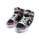  ディーシー DC KS PURE HIGH-TOP EV キッズ ピュア ハイトップ EV (BLACK/MULTI) DK231009 スニーカー キッズ ジュニア 子供 男の子 女の子 ブラック/マルチ ADGS300092 15 シューズ 靴