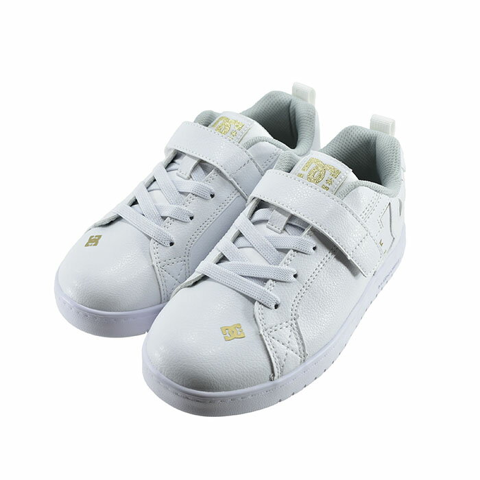 【送料込み】 ディーシー DC KS COURT GRAFFIK LITE EV キッズ コート グラフィック ライト EV (WHITE/GOLD) DK23...