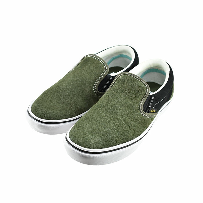 バンズ ヴァンズ VANS COMFYCUSH SLIP-ON コンフィクッシュ スリッポン (FORAGER BLK/MLT(～24.5cm)) VN0A7TNM スリッポン レディース ユニセックス フォレジャーブラック/マルチ カーキ 04 シューズ 靴